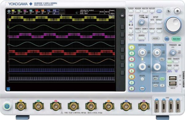 Yokogawa DLM5058 Mixed Signal Oscilloscope: 8-Channel, 500 MHz