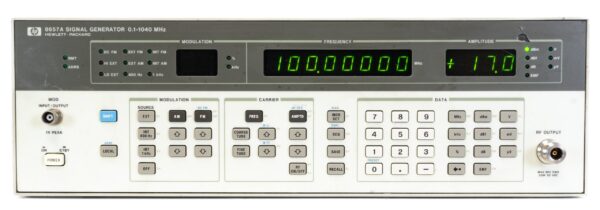 Agilent / Keysight 8657A Synthesized Signal Generator, 100 kHz to 1040 MHz