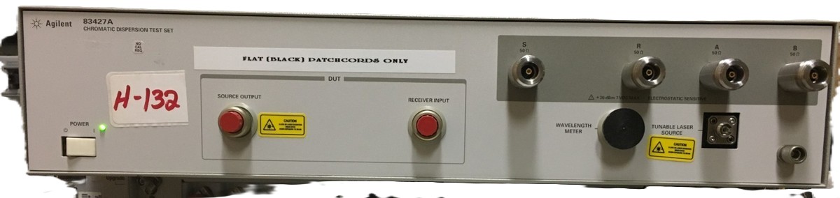 Agilent 83427A & 86037-80004 Chromatic Dispersion Test set (LOT)