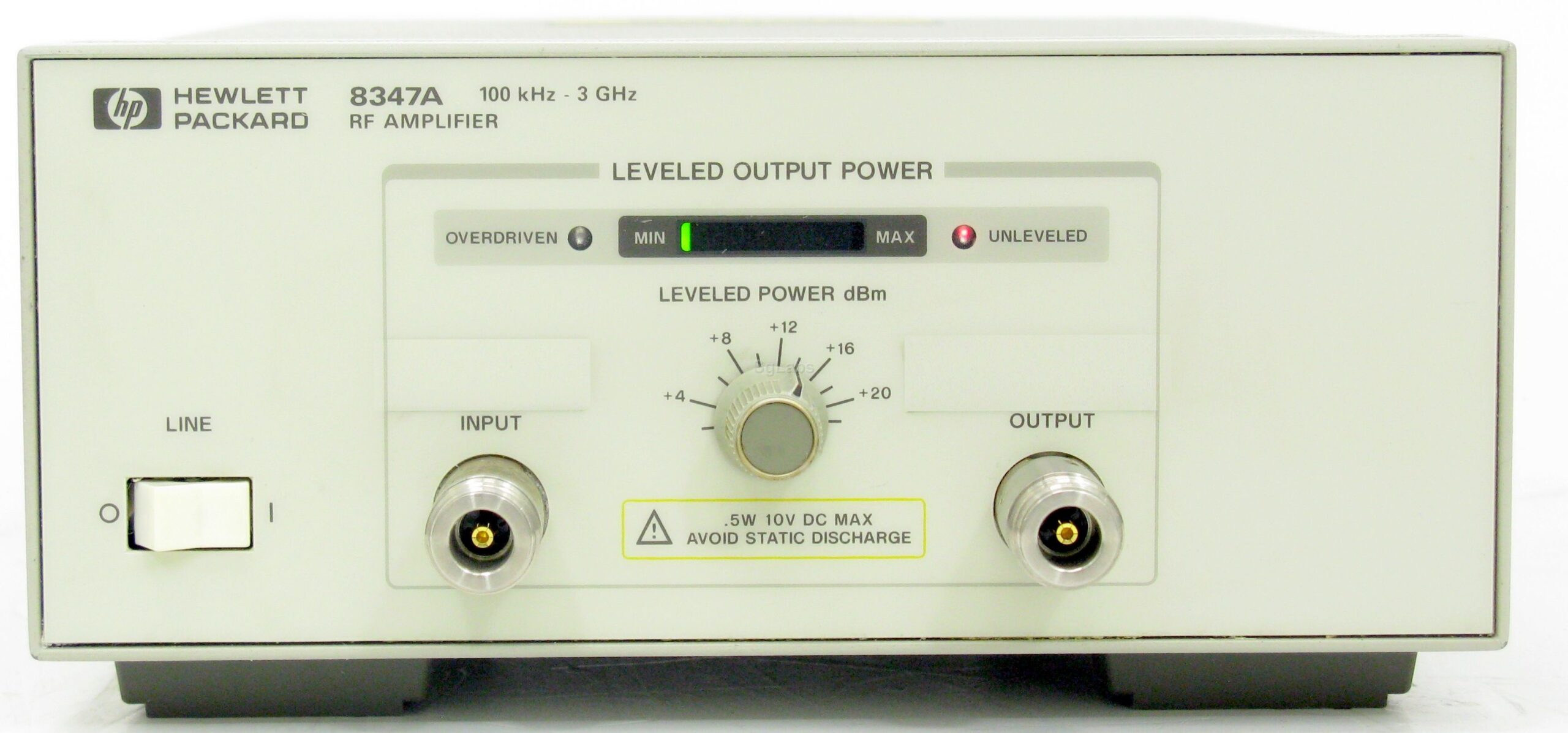 Agilent / Keysight 8347A RF Amplifier, 100 kHz to 3 GHz 1 Agilent / Keysight 8347A RF Amplifier, 100 kHz to 3 GHz