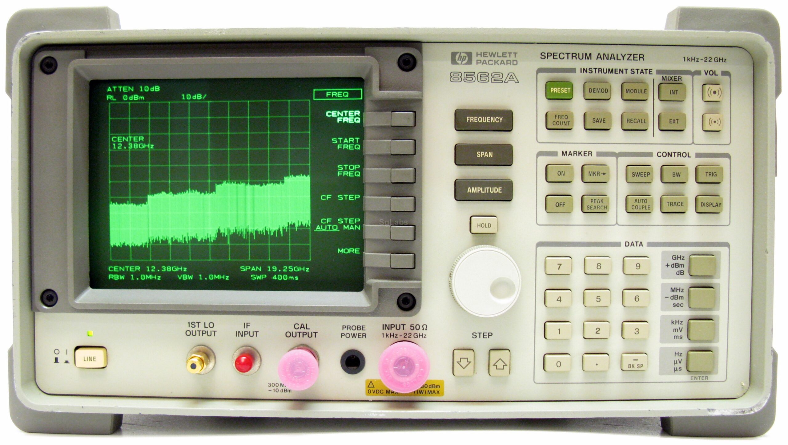 Agilent / Keysight 8562A 9 kHz 22 GHz spectrum analyzer