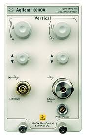 Agilent / Keysight 86103A 2.8 GHz optical / 20 GHz electrical range: 1000-1600 nm