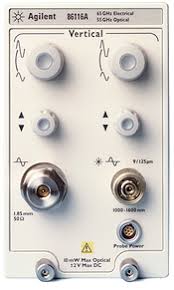 Agilent / Keysight 86116A 53 GHz optical / 63 GHz electrical module1000-1600 nm 9/125 fibers