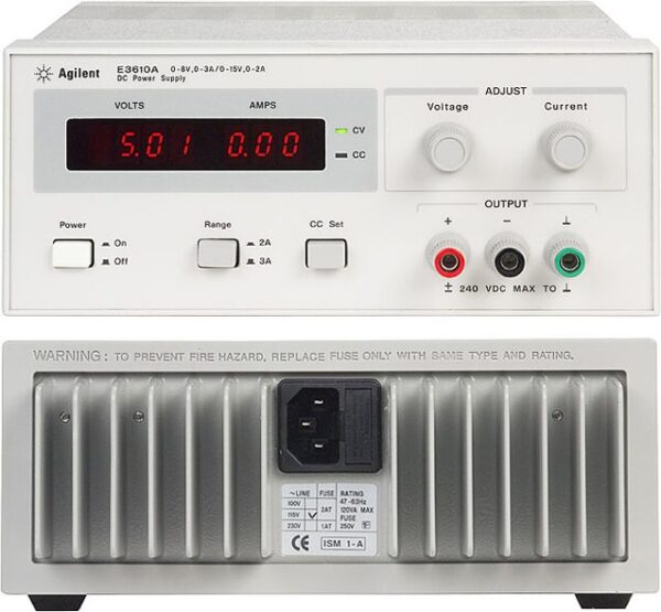 Agilent / Keysight E3615A 60W Power Supply, 20V, 3A