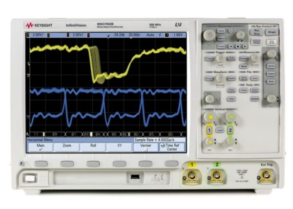 Agilent / Keysight MSO7052B 500MHz Oscilloscope, 2 Ch