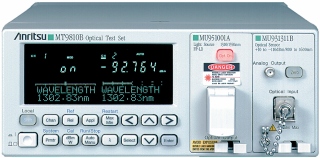 ANRITSU MT9810A OPTICAL TEST SET WITH OPTICAL SENSOR MODULE MU931421A