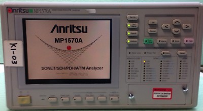 Anritsu MP1570A options 02,10,11,13 W MP0121A AND MU150009A