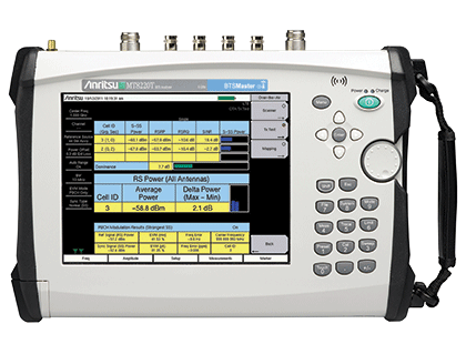 Anritsu MT8220T BTS Master High-Performance Handheld Base Station; 400MHz-6GHz