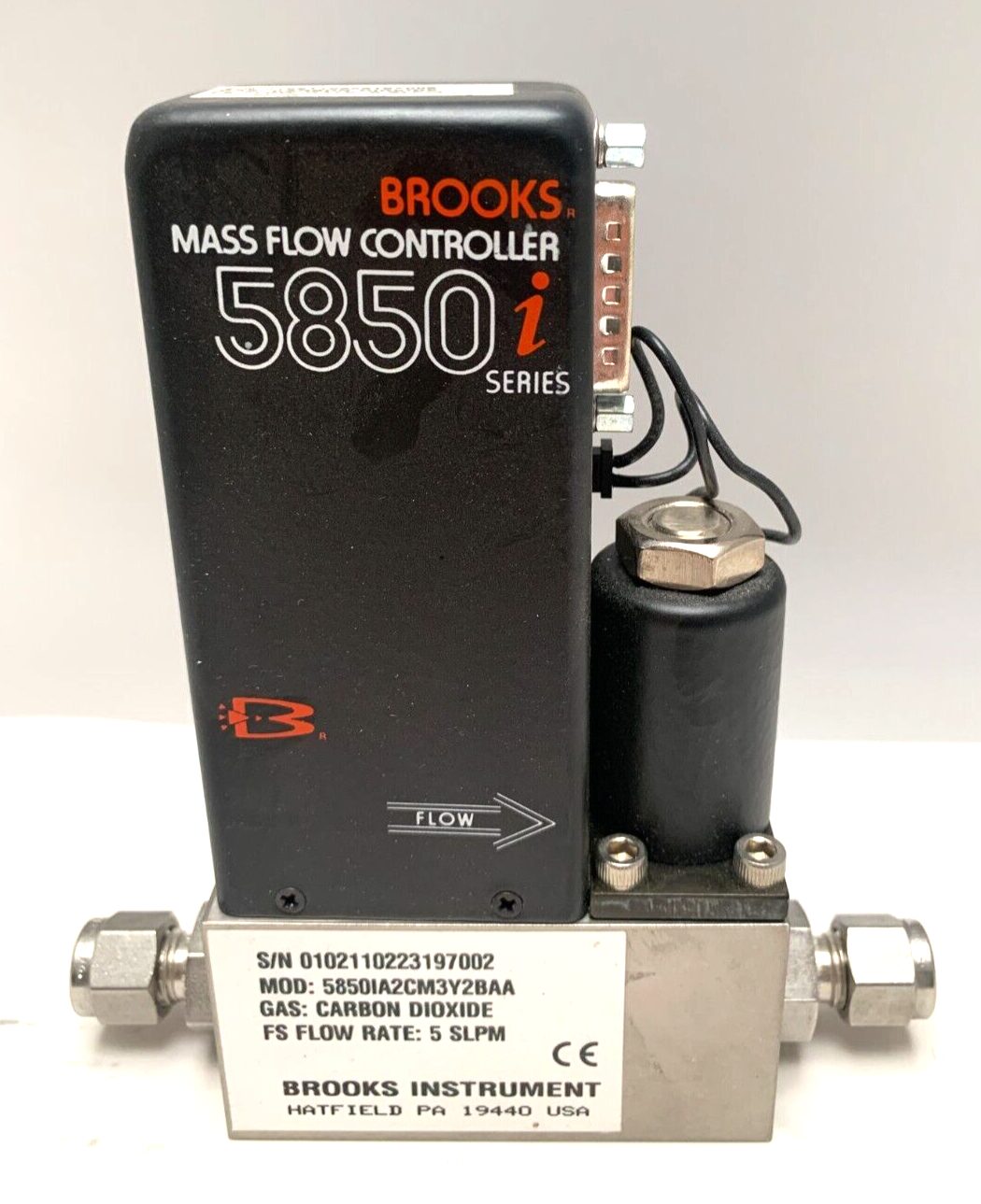 Brooks Instrument 5850i Carbon Dioxide Mass Flow Controller