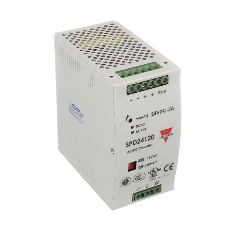 Carlo Gavazzi SPD241201 120W DIN Rail Mount Switching Power Supply