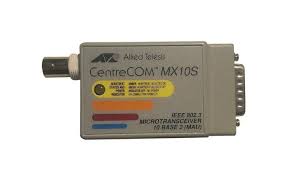 Allied Telesis AT-MX10S-05 Slim-Line CentreCOM 10 Base 2 MAU Slim-Line Transceiver