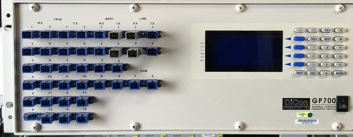 DiCon GP700 Programmable Fiber Multi Switch with TX and RX ports