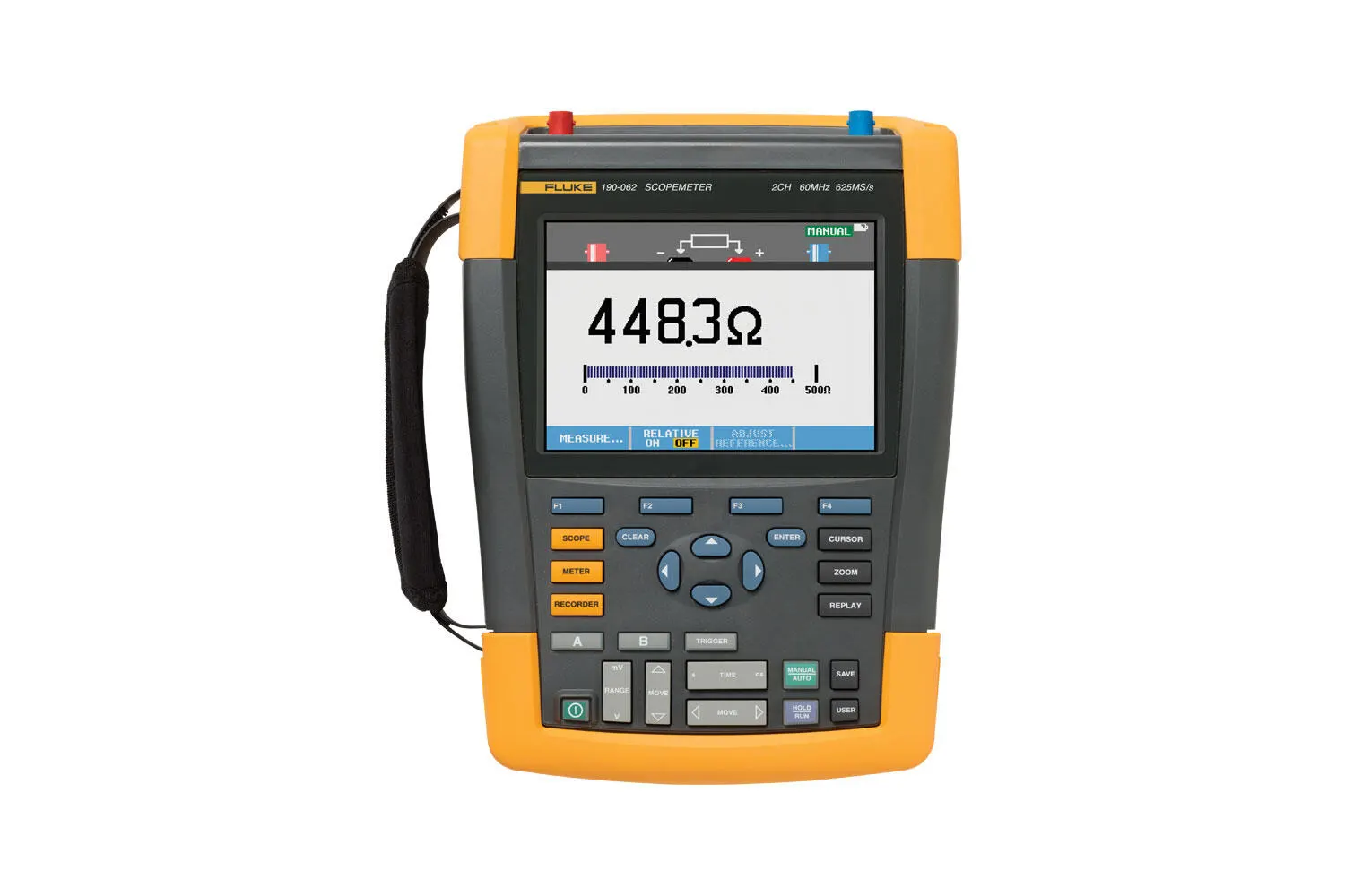 Fluke 190-062-III Color ScopeMeter, 60 MHz, 2 channels