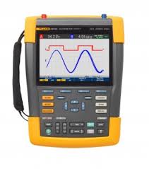 Fluke 190-204-III CAL Color ScopeMeter with traceable certificate of calibration, 200 MHz, 4 channels