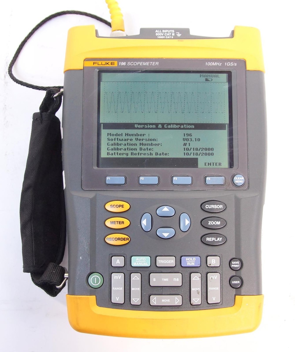 Fluke 196 100 MHz 1GS/s ScopeMeter 190 Series