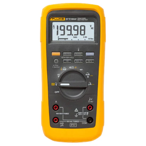 Fluke 87V-MAX True RMS Digital Multimeter with built-in thermometer