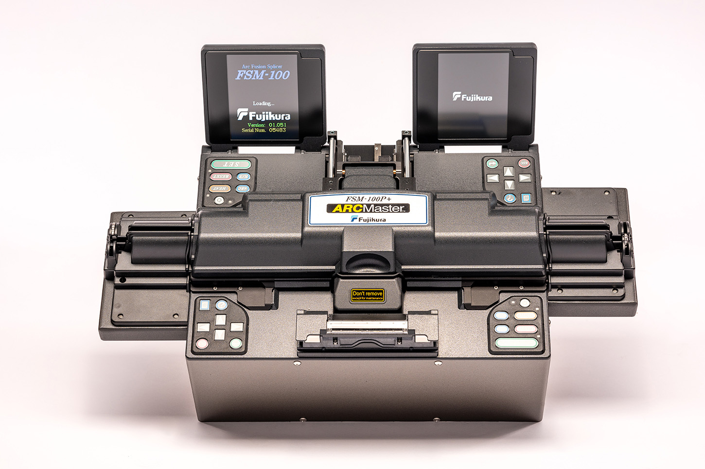 Fujikura FSM-100P+ Polarization Maintaining Fusion Splicer 1 Fujikura FSM-100P+ Polarization Maintaining Fusion Splicer