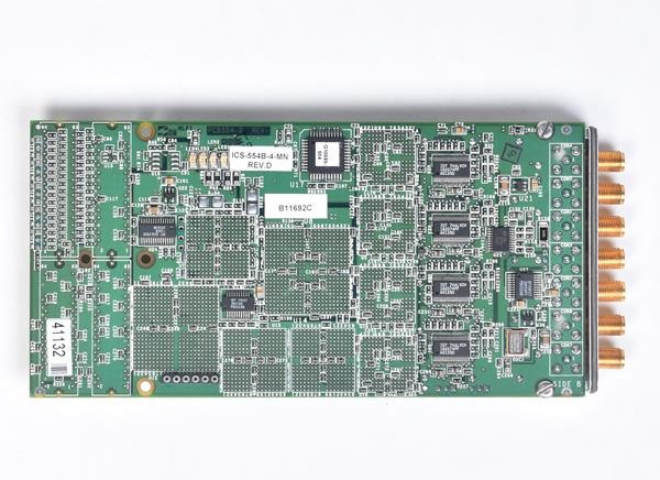 GE Fanuc / ICS ICS-554B-4-MN 4-Channel, 14-Bit, 105 MHz PMC ADC Board with Down-Converters and Xilinx FPGA