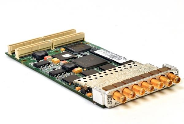 GE Fanuc / ICS ICS-554E-4-MN 4-Channel, 14-Bit, 105 MHz PMC ADC Board with Down-Converters and Xilinx FPGA