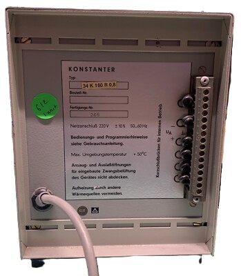 Gossen Konstanter 34K160R.8 DC Power Supply 160V .8A