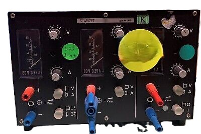 Gossen Konstanter 7KD2403-4G61 DC Power Supply 2(80V .25A) + 8V 2A