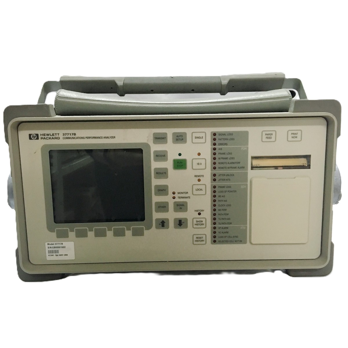 HP / Agilent 37717B Communications Performance Analyzer