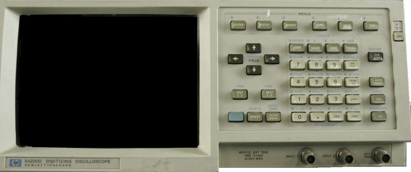 HP / Agilent 54200D 50 MHz 200 Msa/s DIGITIZING OSCILLOSCOPE