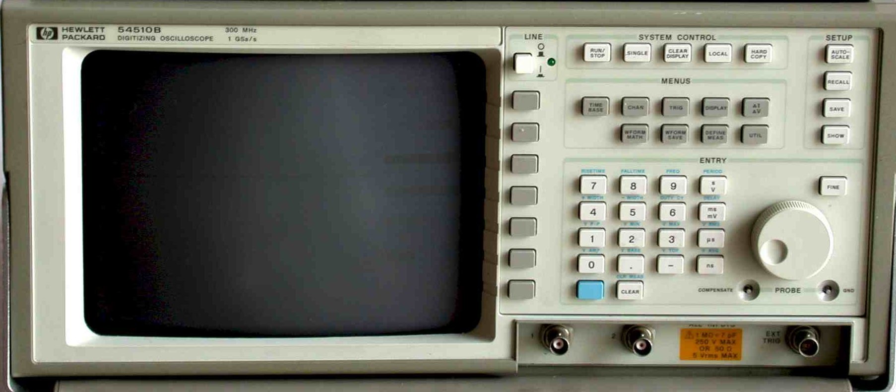 HP / Agilent 54506B 500 MSa/S DIGITIZING OSCILLOSCOPE, 300 MHz