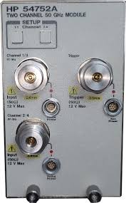 HP / Agilent 54752A 50 GHz dual channel electrical module