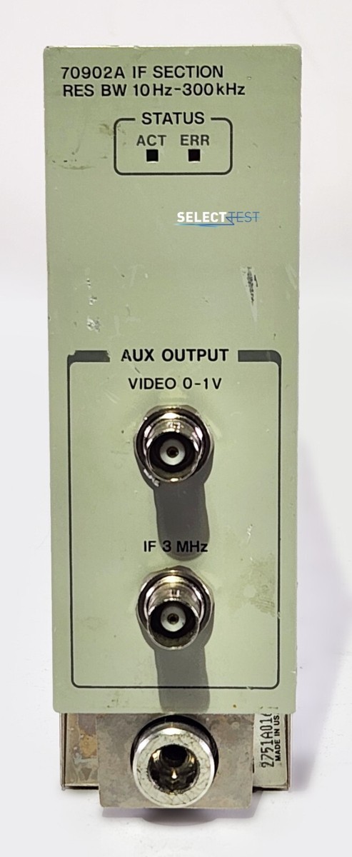 HP / Agilent 70902A IF Section, 10 Hz to 300 kHz
