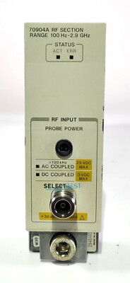 HP / Agilent 70904A RF Section, 100 Hz to 2.9 GHz 1 HP / Agilent 70904A RF Section, 100 Hz to 2.9 GHz