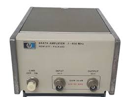 HP Agilent 8447E 0.1-1300 MHz power amplifier; 115230 V