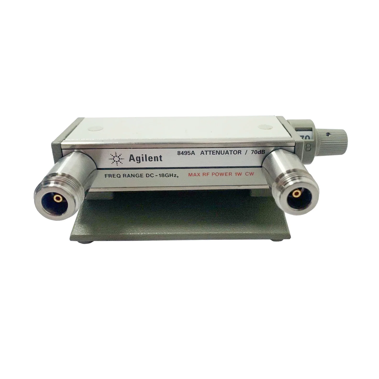 HP / Agilent 8495A Manual Attenuator, 4 GHz, 70 dB, 10 dB steps