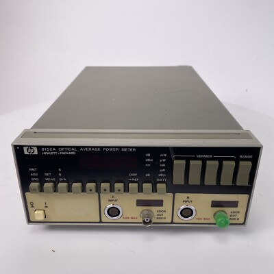 HP Hewlett Packard 8152A Optical Average Power MeterTested and Working