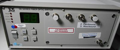 JDS FITEL SB04B5-C2FP SB SERIES FIBER OPTIC SWITCH 1X4