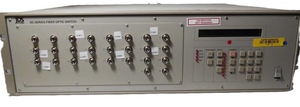 JDS FITEL SC24B5-E2FP SC SERIES FIBER OPTIC SWITCH 2X24