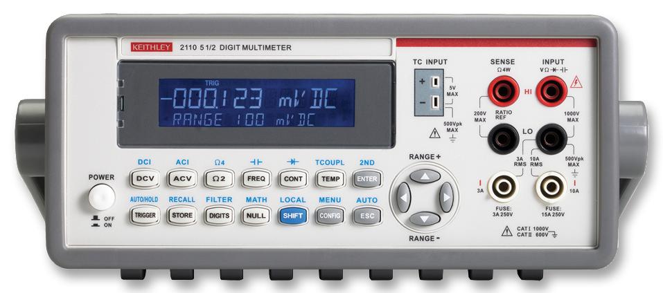 Keithley 2110-240 – 5½ Digit Dual-Display USB Multimeter