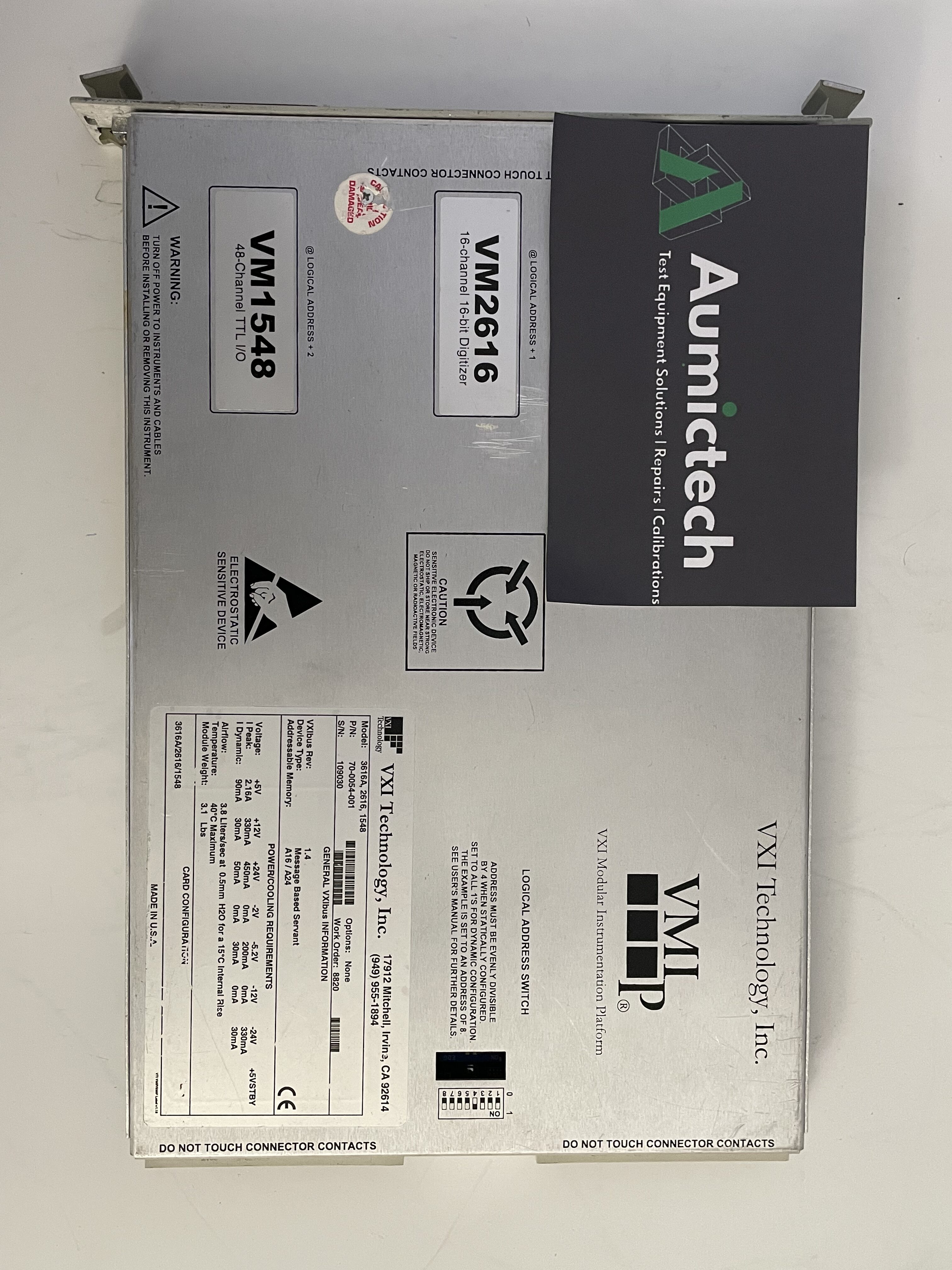 VXI Technology VM2616 + VM1548 I/O and Digitizer module 1 VXI VM2616