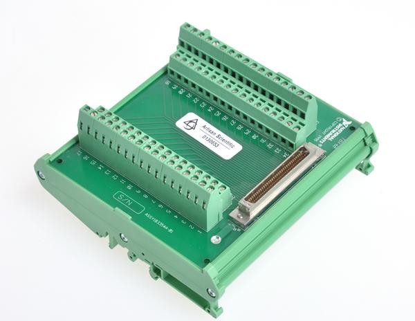 NI TBX-68 I O Connector Block with DIN-Rail Mounting