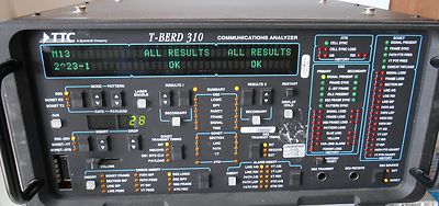 TTC T-BERD 310 ANALYZER WITH 8 OPTIONS 310-5 DS3 JITTER TBERD